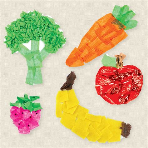 Read Online Fruit And Vegetable Paper Cutouts 