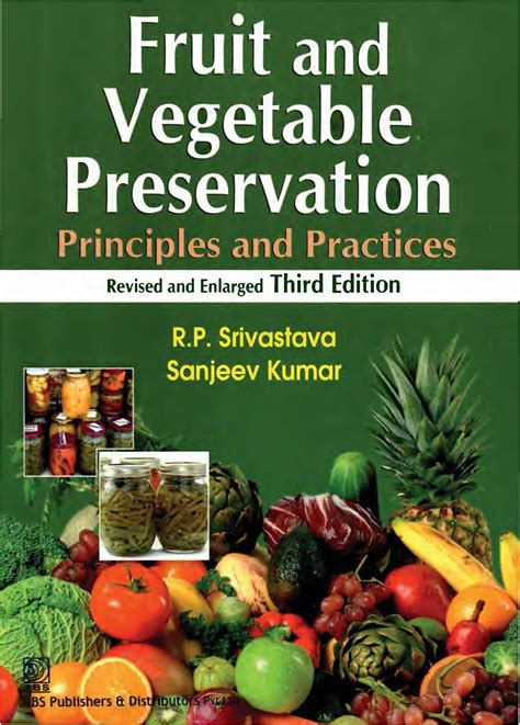 Read Fruit And Vegetable Preservation Principles And Practices 