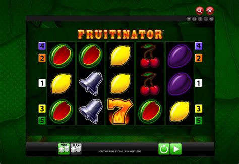 fruitinator casino spiele