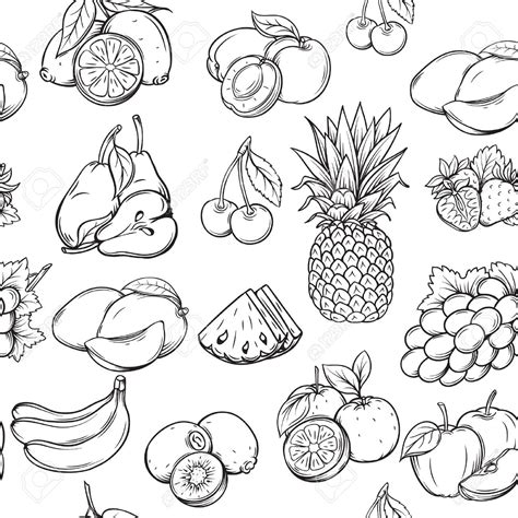 Fruits Images For Drawing At Getdrawings Free Download Fruit Pictures To Color - Fruit Pictures To Color