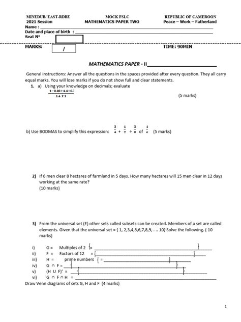 Full Download Fslc Mathematics Papers 1985 2013 