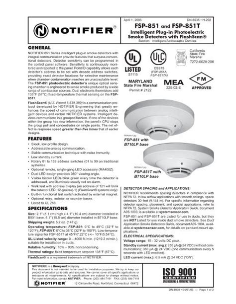 Read Fsp 851 And Fsp 851T Clean 