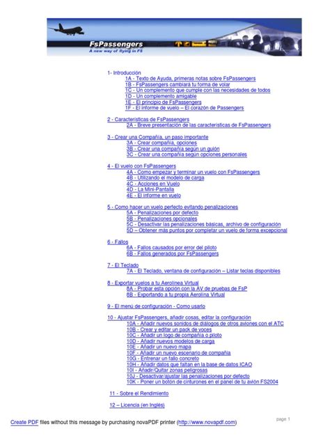 Fspassengers Manual