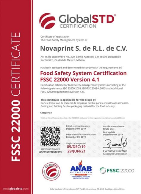 Fssc 22000 Version 4 1 New Requirement Overview