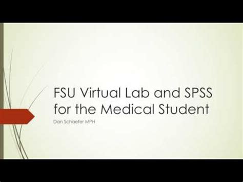 Fsu Virtual Lab