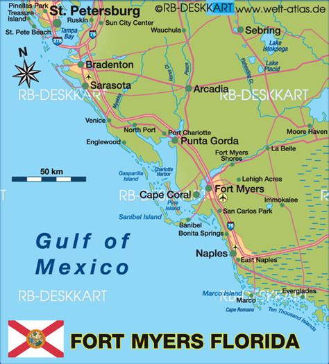 Ft Myers Florida Map