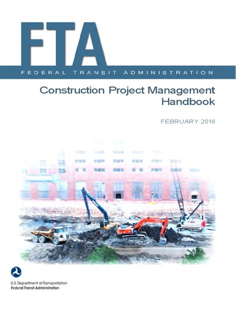 Read Online Fta Project And Construction Management Guidelines 