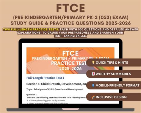 Download Ftce Prek 3 Study Guide 