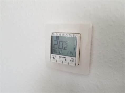 fußbodenheizung thermostat welche temperatur