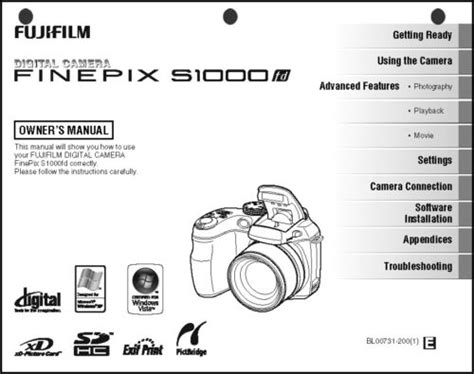 Read Fuji S1000 User Guide 