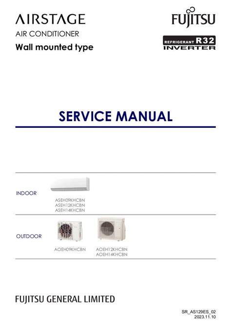 fujitsu arfb5 manual