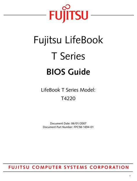 Read Fujitsu Lifebook T4220 Service Manual Marhol 
