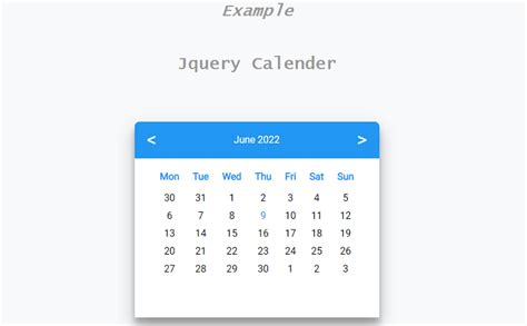 full calendar jquery function