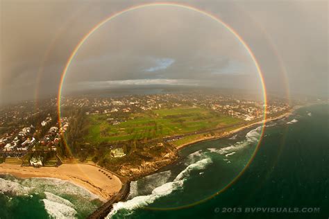 Full Circle Rainbow From Space
