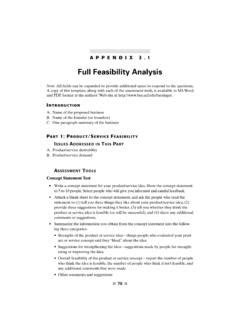 Full Feasibility Analysis Pearson Education