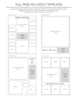 full page ad layout templates tampa prep