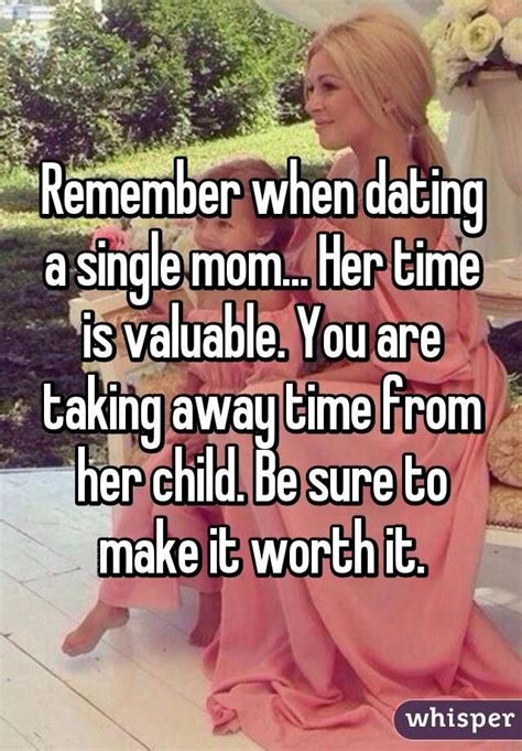 full time single mom dating