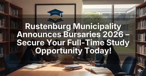 Full Time Study Bursaries For 2014