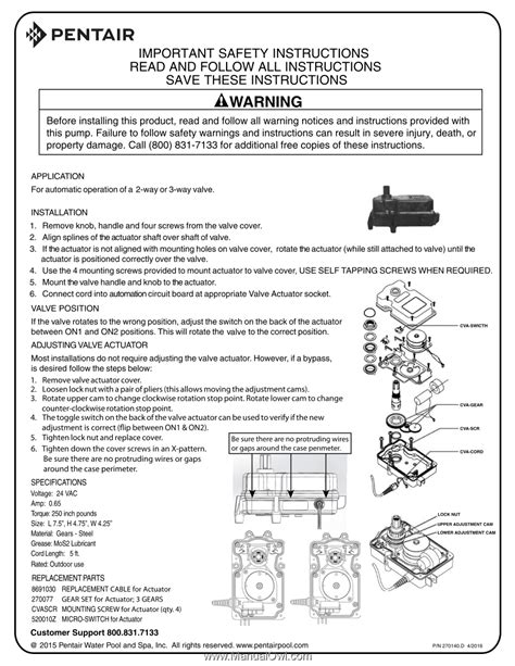 Full Download Full Version Sm 20 3 Pentair Pdf Manual 