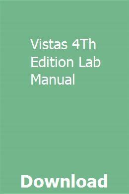 Read Full Version Vistas 4Th Edition Pdf 