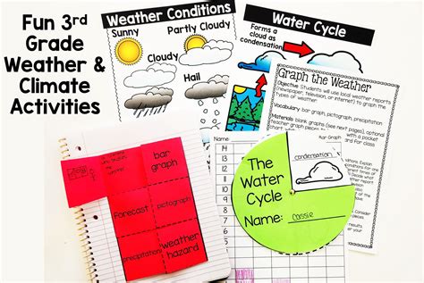 Fun 3rd Grade Weather Activities Thrifty In Third 3rd Grade Weather - 3rd Grade Weather