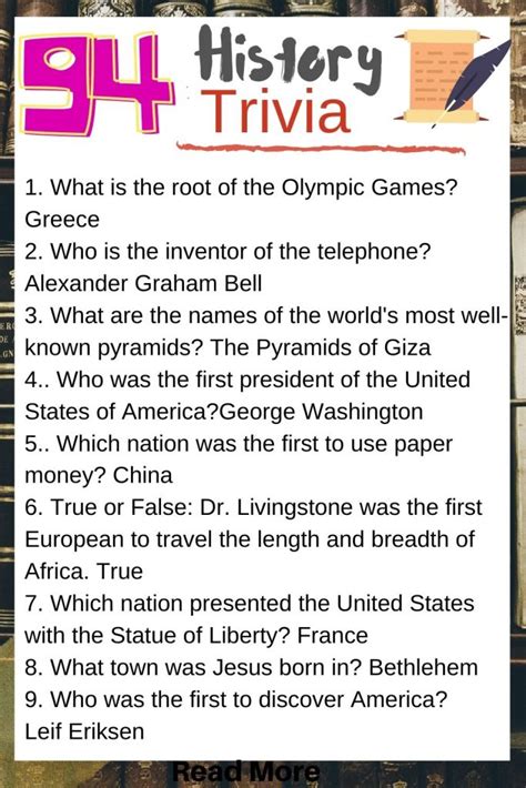 Fun 4th Grade Trivia Questions The Queen Momma 4th Grade Trivia - 4th Grade Trivia