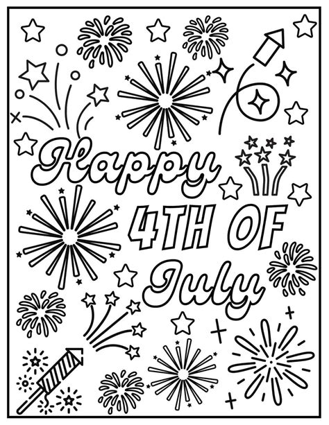 Fun 4th Of July Color By Number Printable Color By Number 4th Of July - Color By Number 4th Of July