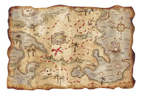 fun Pirate Treasure Map TeX LaTeX Stack Exchange