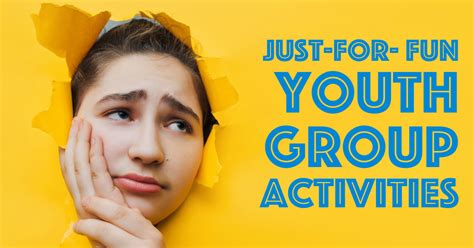 fun activities for youth groups at church
