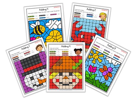 Fun Addition Coloring Pages Meaningful Homeschooling Math Addition Coloring Worksheets - Math Addition Coloring Worksheets
