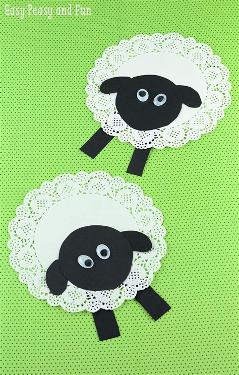 Fun And Easy Lamb Amp Sheep Crafts For Sheep Template For Preschool - Sheep Template For Preschool