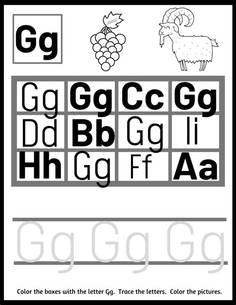 Fun And Engaging Letter G Activities For Preschool Preschool Things That Start With G - Preschool Things That Start With G