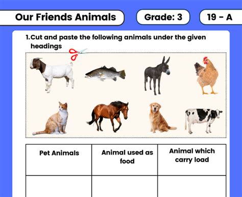 Fun And Engaging Our Friends Animals Class 3 Animal Behavior Worksheet - Animal Behavior Worksheet