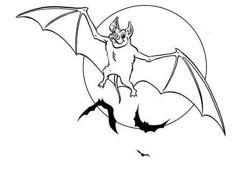 Fun And Free Bat Coloring Pages For Kids Fruit Bat Coloring Page - Fruit Bat Coloring Page