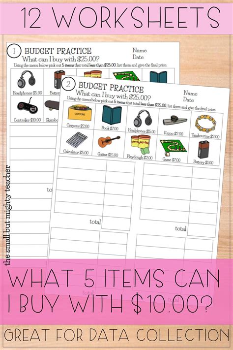 Fun Budgeting Activities