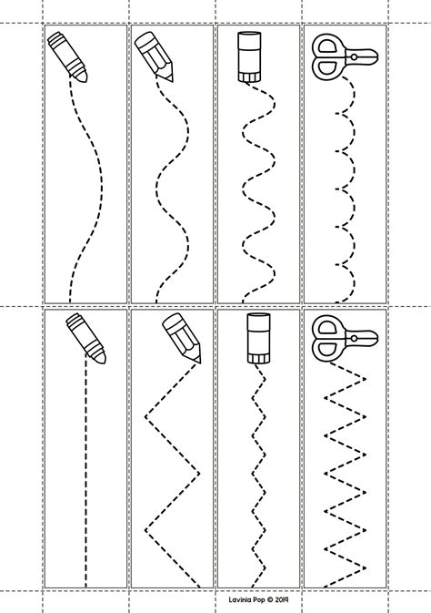 Fun Cutting Practice Worksheets To Build Scissor Skills Preschool Cutting Practice Worksheets - Preschool Cutting Practice Worksheets