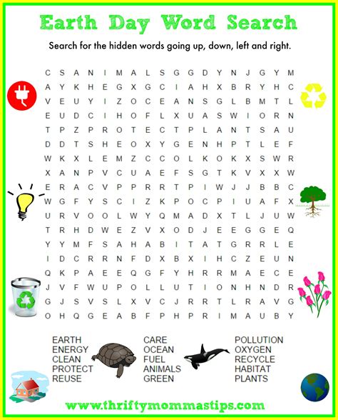 Fun Earth Day Word Search Worksheets Free Printable Earth Day Word Search - Earth Day Word Search