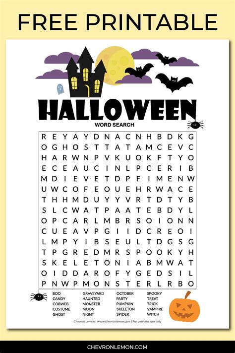 Fun Free Printable Halloween Word Searches Cassie Smallwood Halloween Word Search First Grade - Halloween Word Search First Grade
