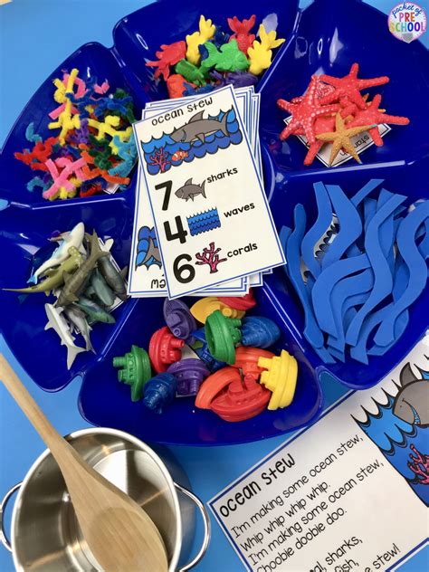 Fun In The Ocean Math Activities A Spoonful Math Ocean Activities - Math Ocean Activities