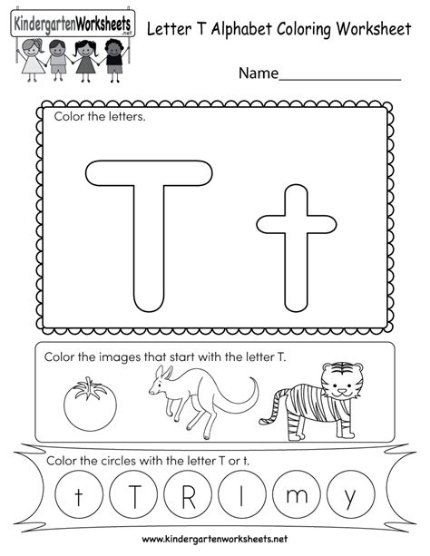 Fun Letter T Worksheets For Preschool Letter T Preschool Worksheets - Letter T Preschool Worksheets