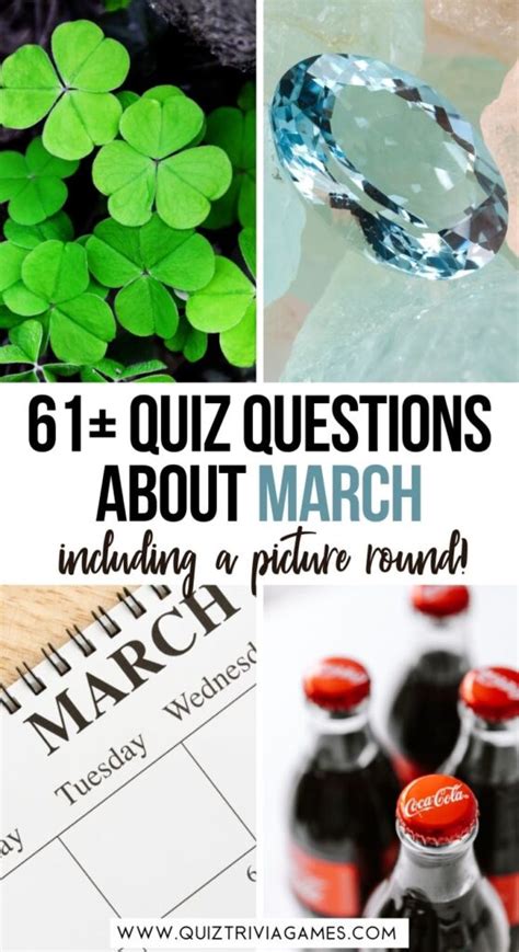 Fun March Trivia Questions And Answers General Knowledge March Trivia Questions And Answers Printable - March Trivia Questions And Answers Printable