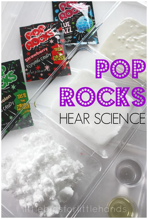 Fun Pop Rocks Experiment Little Bins For Little Soda Pop Science Experiment - Soda Pop Science Experiment