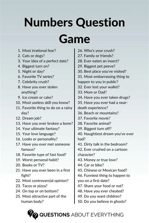 Fun Question And Answer Games For Couples