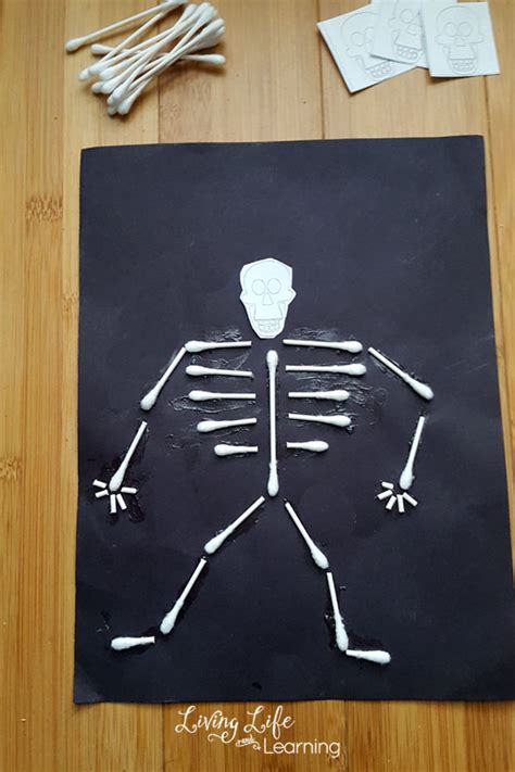 Fun Skeleton Craft For Kids Living Life And Skeleton Worksheets For Kindergarten - Skeleton Worksheets For Kindergarten