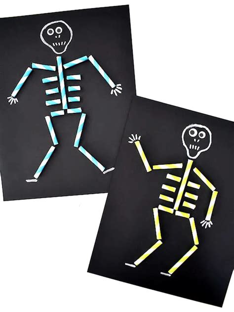 Fun Skeleton Craft For Kids Living Life And Skeleton Activity For Kindergarten - Skeleton Activity For Kindergarten