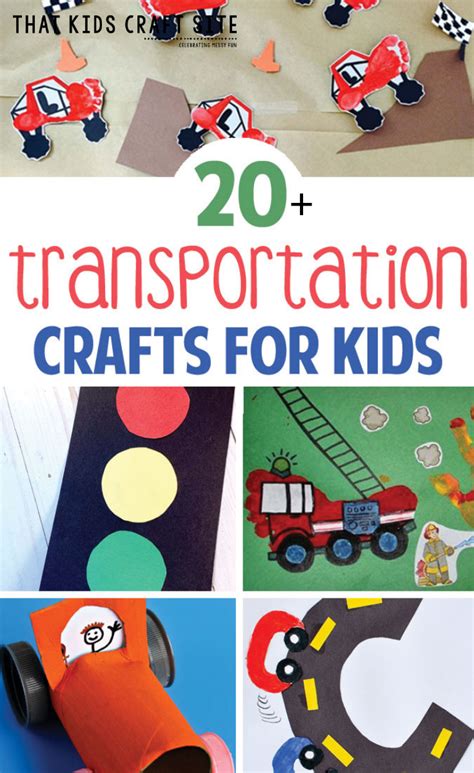 Fun Transportation Crafts And Activities That Kids X27 Transportation Kindergarten - Transportation Kindergarten