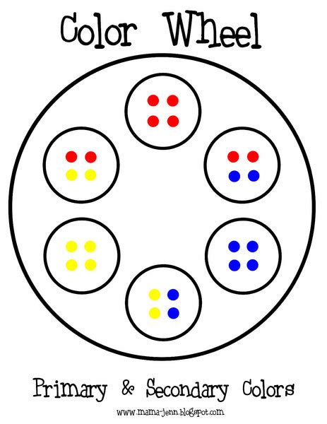Fun With Color Wheels Ndash Supplyme Color Wheel Worksheet   Kindergarten - Color Wheel Worksheet + Kindergarten