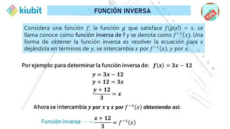 Funcion Inversa Ejemplos