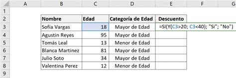 Funcion Si En Excel