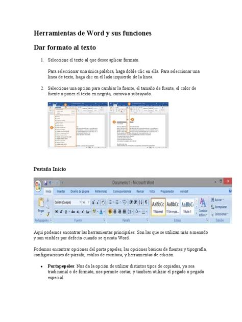 Funciones De Word